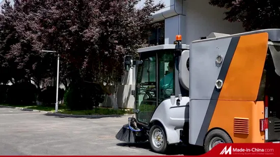 Ride on Electric Street Road Floor Sweeper Powered by Li-Battery/ Sweeping Truck